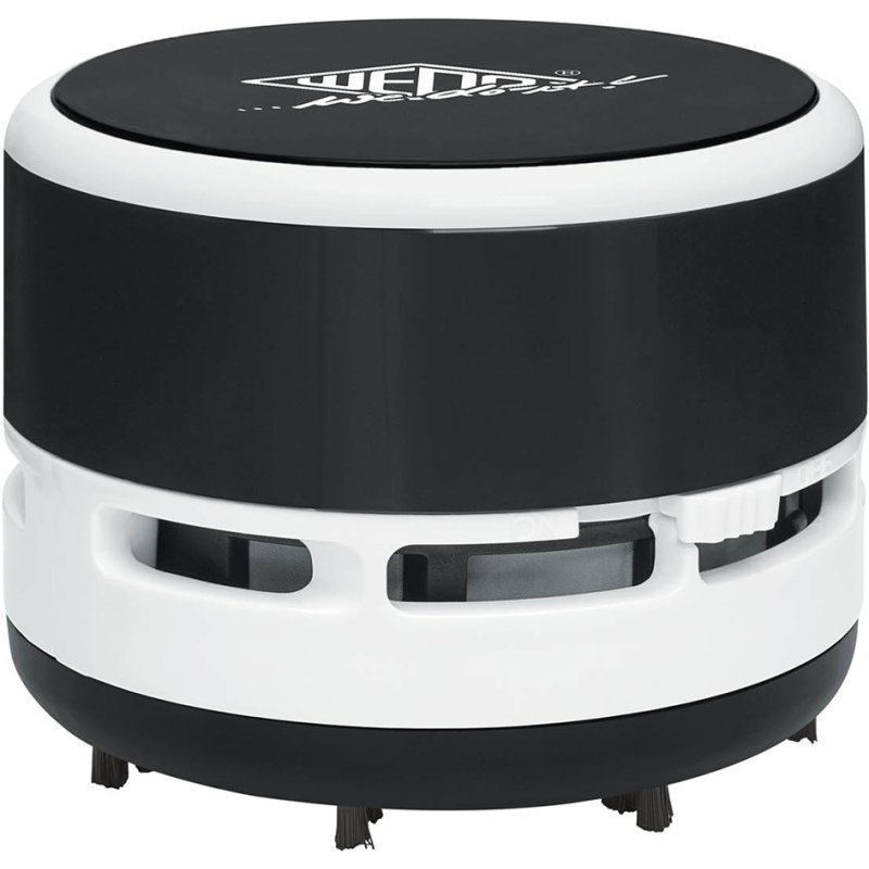 WEDO mini table vacuum cleaner, plastic, black/white